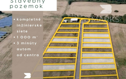 Stavebný pozemok 1000 m² - Rimavská Sobota (odpočet DPH)