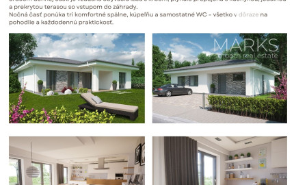 AKTUALIZOVANÉ | 4-i bungalov na kľúč s pozemkom 1002 m²