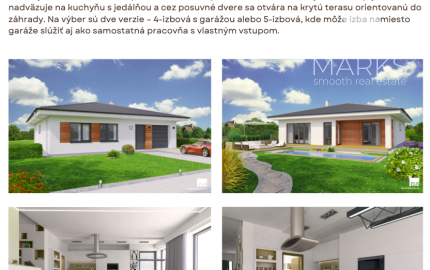 Rodinný dom O135 v lokalite Slnečné pozemky Tomašová
