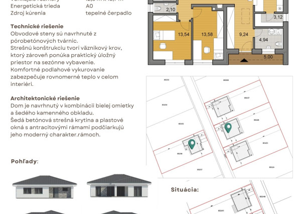 AKTUALIZOVANÉ | 4-i bungalov na kľúč s pozemkom 1002 m²