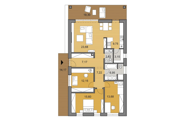 PREDANÉ MARKS | 4‑i bungalov Rimavské Janovce časť Močiar