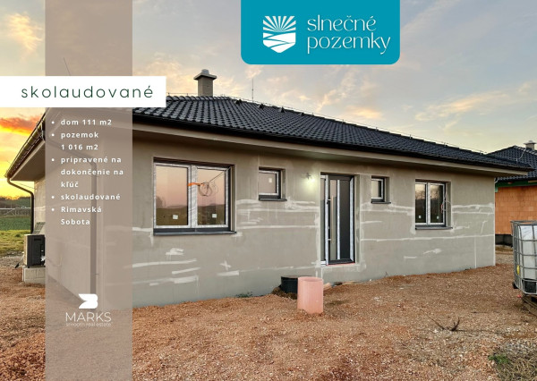 Skolaudovaný dom so zníženou cenou. Stačí sa nasťahovať.