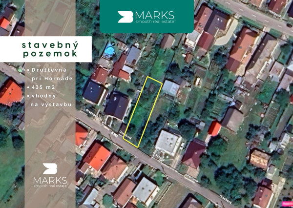 Stavebný pozemok  – Družstevná pri Hornáde,Tepličany