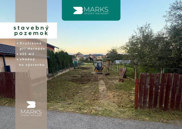 Stavebný pozemok  – Družstevná pri Hornáde,Tepličany