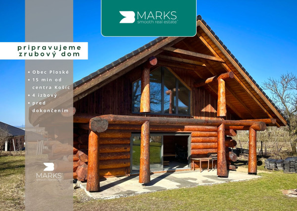 Pripravujeme | autentický zrub z masívnej guľatiny | Ploské pri Košiciach