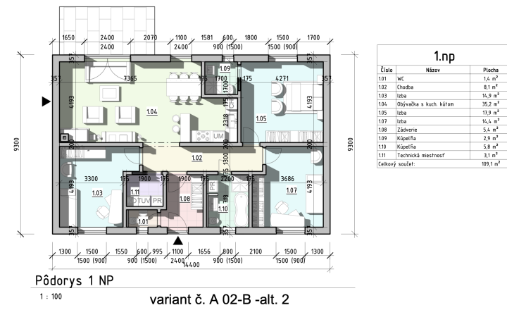 Rodinný dom A02 – špičkový projekt v exkluzívnej spolupráci MARKS | smooth real estate 🏡 - fotografia 12