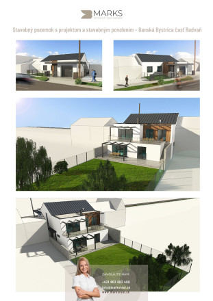 Pozemok s projektom a stavebným povolením – Banská Bystrica - fotografia 3