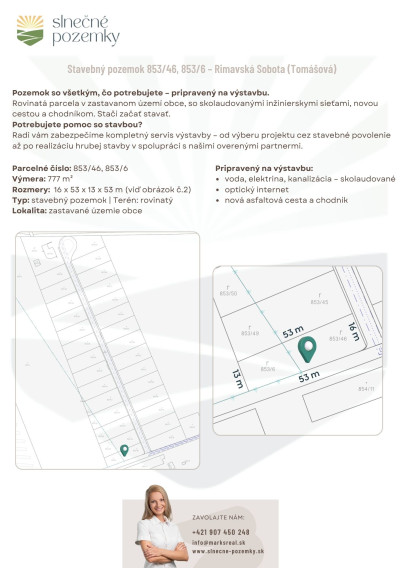 PREDANÉ | Slnečné pozemky Rimavská Sobota 777 m² (odpočet DPH)