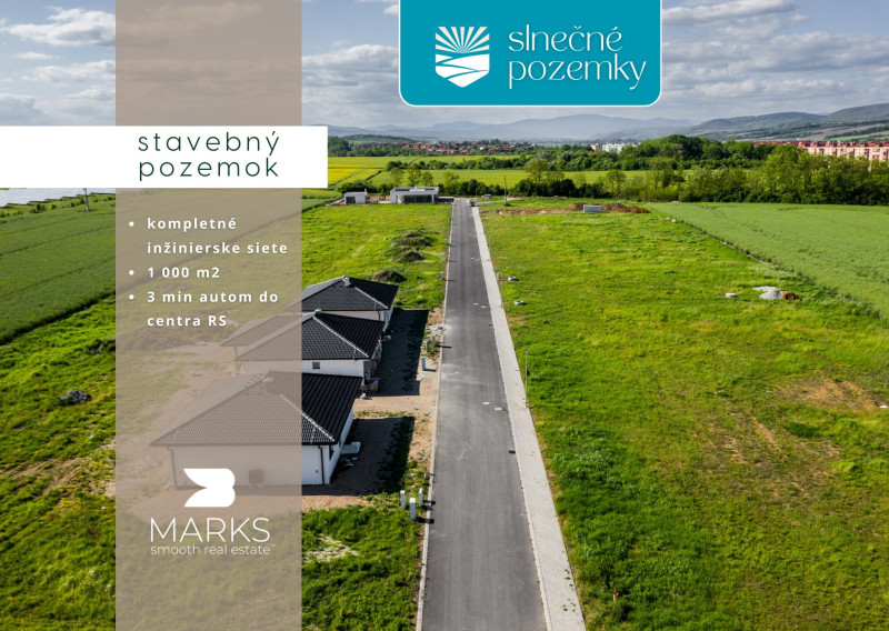 Stavebný pozemok 1000 m² - Rimavská Sobota (odpočet DPH)