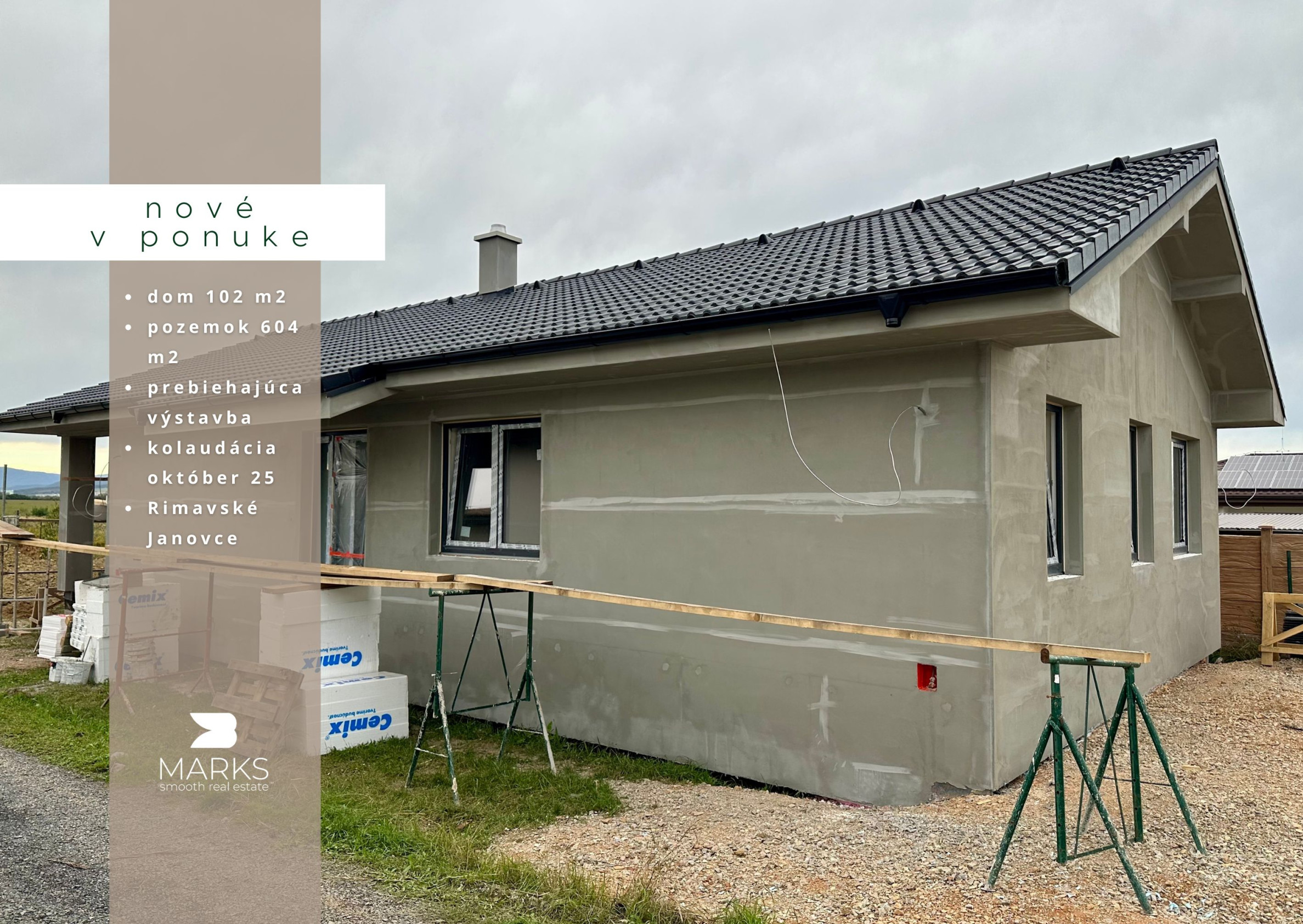 PREDANÉ MARKS | 4‑i bungalov Rimavské Janovce časť Močiar