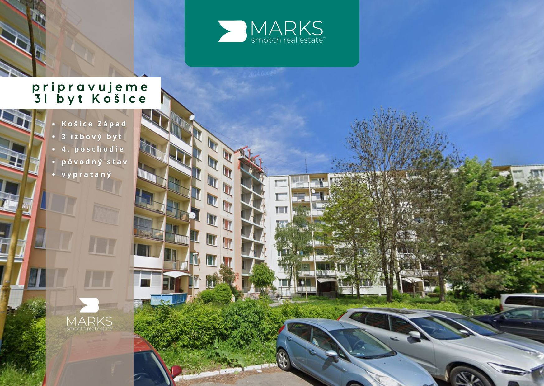 3-izbový byt s potenciálom | Košice – Západ, Bernolákova 7